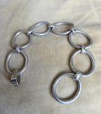 Mooie zilveren (835) massieve DESIGN armband, Ophalen, Zo goed als nieuw, Zilver, Zilver