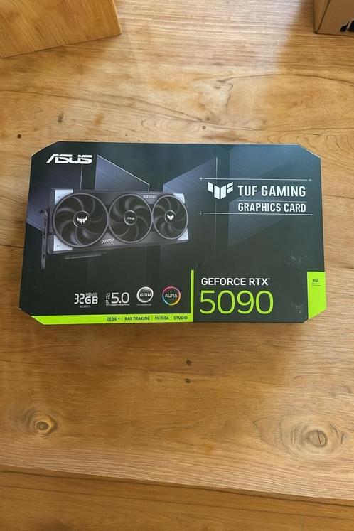 Nvidia RTX5090 Asus TUF 32GB nieuw/geseald met factuur, Computers en Software, Videokaarten, Nieuw, Nvidia, PCI-Express 5.0, GDDR6