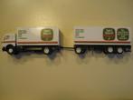 Mercerdes vrachtwagen aanhanger Feldhaus (Herpa), Hobby en Vrije tijd, Modelauto's | 1:87, Verzenden, Gebruikt, Bus of Vrachtwagen