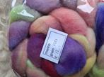 geverfde merino lontwol spinnen vilten wol spinwol viltwol, Nieuw, Ophalen of Verzenden, Lotjeswol, Lo