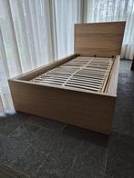 Ikea Malm bed 90x200cm met elec. verstelbare lattenbodem, Ophalen, 90 cm, Eenpersoons, Wit