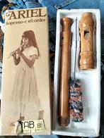 Ariel Soprano-C Recorder Blokfluit, Ophalen of Verzenden, Gebruikt, Sopraan of Sopranino, Met koffer, hoes of etui