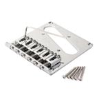 Telecaster hardtail brug single coil chroom, Moku Custom Guitars, Nieuw, 4613CB, Ophalen of Verzenden