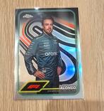 2024 Topps Chrome F1 Refractor Fernando Alonso #11, Ophalen of Verzenden, Zo goed als nieuw, Losse kaart