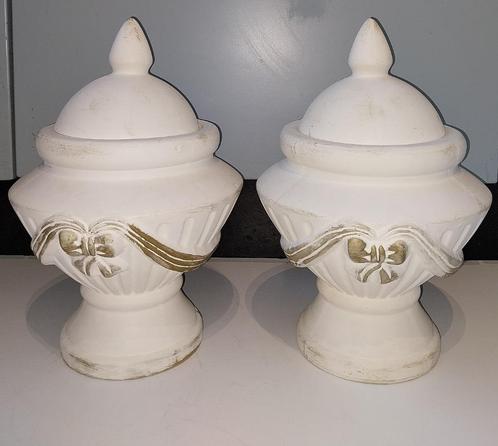 Set á 2 st. Griekse/ Romeinse potten met deksel, Antiek en Kunst, Antiek | Keramiek en Aardewerk, Ophalen of Verzenden