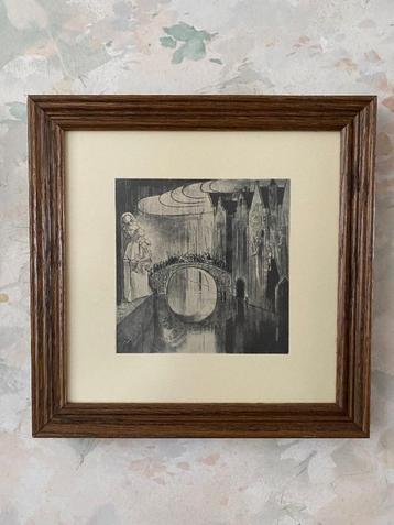 Oude  . Prent  . Jan  . Toorop  .  1915 beschikbaar voor biedingen