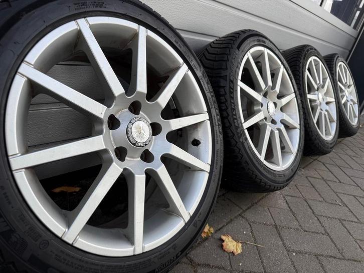 17 ‘ Mercedes Avantgarde SLK CLK E C klasse W203 W211 velgen, Auto-onderdelen, Banden en Velgen, Banden en Velgen, All Season
