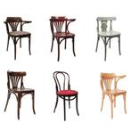 Horeca Thonet stoelen houten vintage cafe stoelen  517, Huis en Inrichting, Barkrukken, 60 tot 90 cm, 5 krukken of meer, Gebruikt
