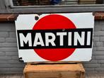 Vintage Martini emaille Reclamebord 1956, Verzamelen, Merken en Reclamevoorwerpen, Reclamebord, Gebruikt, ., Ophalen of Verzenden