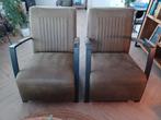 2 MOOIE GROENE FAUTEUILS! WEINIG GEBRUIKT!, Huis en Inrichting, Fauteuils, 75 tot 100 cm, Ophalen of Verzenden, Zo goed als nieuw