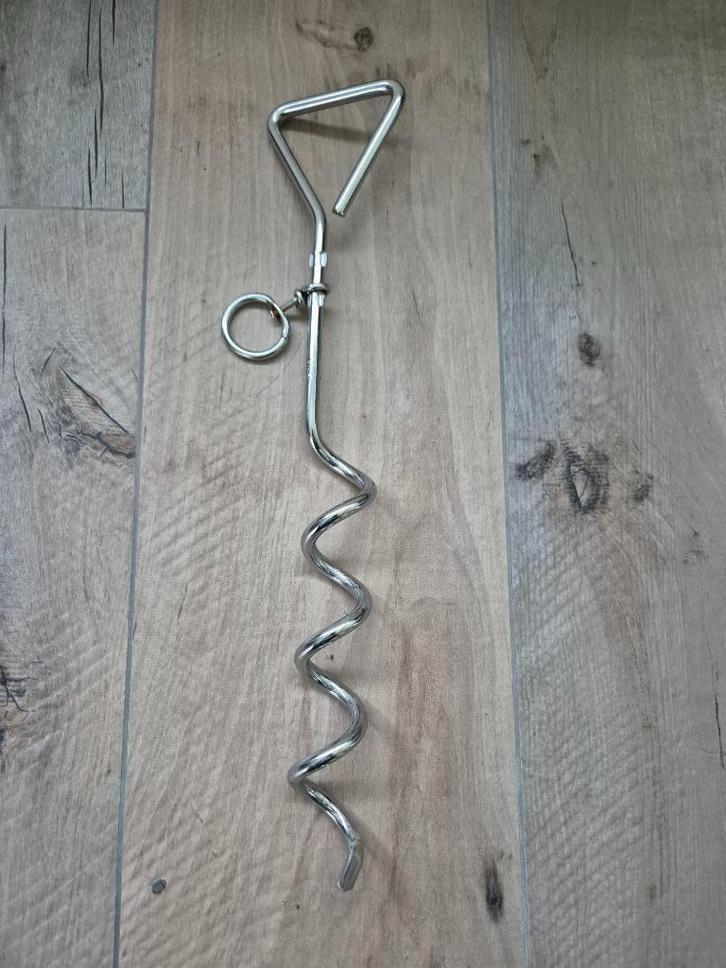 Grondhaak / Aanlegspiraal voor hond of kat, Dieren en Toebehoren, Honden-accessoires, Gebruikt, Ophalen