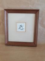 Ingelijste ets - Paard op appel, van Kuehn (Volker Kühn), Ophalen of Verzenden