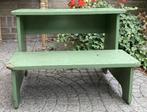 Brocante oud houten trapje - opstapje, Ophalen, Gebruikt, Nvt, Nvt