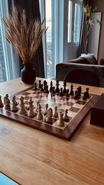 Wedstrijd schaakbord luxe 48cm | verzwaarde schaakstukken, Reisspel, Een of twee spelers, Ophalen of Verzenden, Zo goed als nieuw