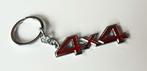 sleutelhanger 4X4  metaal rood, Auto diversen, Auto-accessoires, Ophalen of Verzenden, Zo goed als nieuw