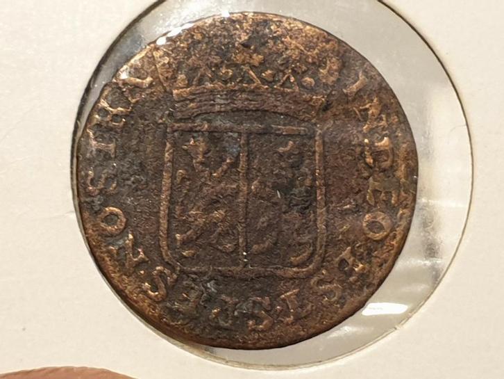 Gelria, duit 1783 (01), Postzegels en Munten, Munten | Nederland, Overige waardes, Vóór koninkrijk, Ophalen of Verzenden