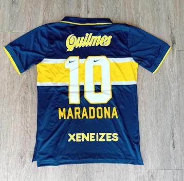 Voetbalshirt Maradona Boca Juniors  beschikbaar voor biedingen