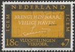Nederland 1966 856 Vluchtelingen 18, Gest, Postzegels en Munten, Postzegels | Nederland, Na 1940, Ophalen of Verzenden, Gestempeld
