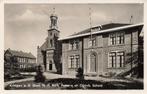 Krimpen aan de IJssel, N. H. Kerk, Pastorie en Openb. School, Verzamelen, Ansichtkaarten | Nederland, Ophalen of Verzenden, 1940 tot 1960