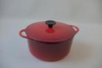 Cousances / le Creuset 20 cm pan geëmailleerd gietijzer, Ophalen of Verzenden, Gebruikt, Gietijzer, Koekenpan of Braadpan