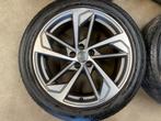mooie 19 inch originele Audi sport velgen + zomerbanden Q3, 19 inch, Gebruikt, 255 mm, Banden en Velgen
