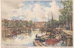 Rotterdam Nieuwe Haven met Pakkebrug - aquarel Mastenbroek, Zuid-Holland, Ongelopen, Verzenden
