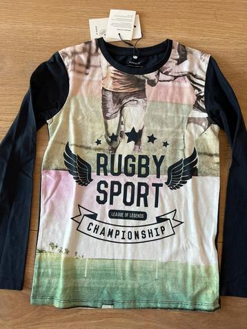 Longsleeve rugby Name It mt 122-128 NIEUW!! beschikbaar voor biedingen