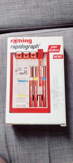 Rotring rapidograph pen station vintage retro, Hobby en Vrije tijd, Gebruikt, Ophalen of Verzenden