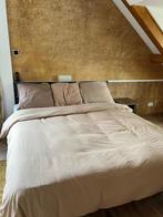 2 persoons Auping bed, Huis en Inrichting, Slaapkamer | Bedden, Overige materialen, 180 cm, Gebruikt, Zwart