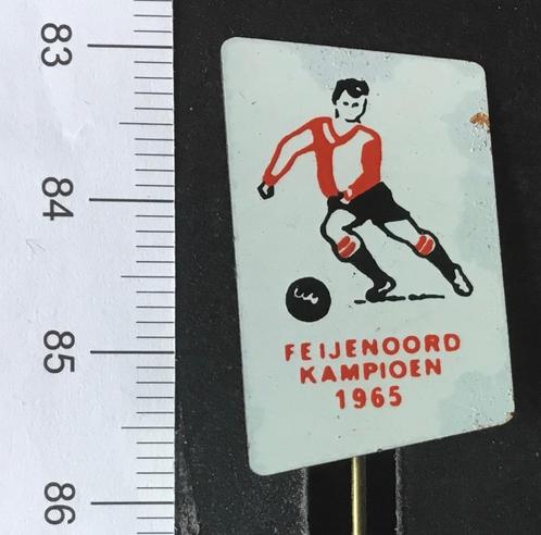 speld voetbal, Feyenoord kampioen 1965 (RA, Verzamelen, Speldjes, Pins en Buttons, Gebruikt, Speldje of Pin, Sport, Ophalen of Verzenden