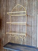 Brocante wandkastjes met glazen plankjes, Ophalen, Gebruikt, Onbekend, Onbekend