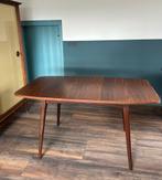 Vintage uitschuifbare eettafel, Huis en Inrichting, Tafels | Eettafels, Ophalen, Gebruikt, 100 tot 150 cm, 50 tot 100 cm
