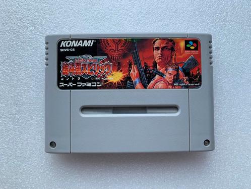 Nintendo Super Famicom Contra III 3 Spirits Konami Japan, Spelcomputers en Games, Games | Nintendo Super NES, Gebruikt, 1 speler