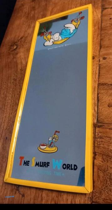 Vintage Smurfen Spiegel - The Smurf World beschikbaar voor biedingen