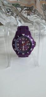 Paarse Ice-Watch Forever Big, Sieraden, Tassen en Uiterlijk, Horloges | Dames, Overige merken, Kunststof, Gebruikt, Polshorloge