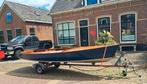 Schakel zeilboot met trailer en buitenboordmotor, Watersport en Boten, Zeilen en Zeiltoebehoren, Ophalen, Gebruikt, Minder dan 15 m²
