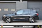 BMW X3 xDrive30e High Executive M-Sport Pano 360-Camera Lede, Auto's, Gebruikt, Euro 6, 2000 kg, Zwart