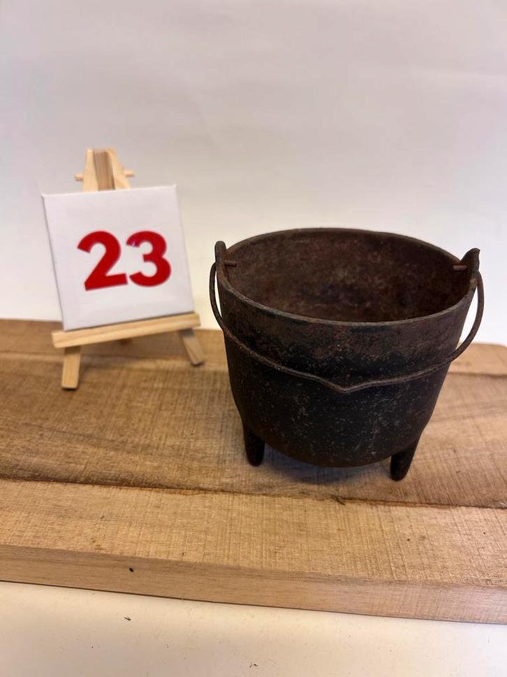 Antiek Gietijzeren Lijmpotje, Antiek en Kunst, Antiek | Overige Antiek, Ophalen of Verzenden