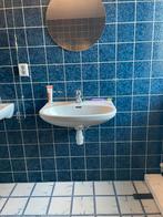 2x Retro Sphinx Wastafel - voor Douche/WC - Keramiek, Doe-het-zelf en Verbouw, Sanitair, Ophalen, Gebruikt, Steen, Wastafel