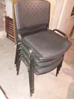 Kantoorstoelen, Huis en Inrichting, Ophalen, Gebruikt, Zwart, Bureaustoel