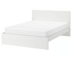 Ikea Malm, Gebruikt, Wit, Tweepersoons, Hout