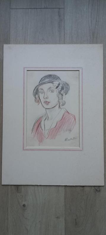 Barbara van Houten (1862-1950) - Portret van een dame beschikbaar voor biedingen