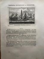 017 / Amsterdam Westerkerk en Vleeshal Kopergravure 1725, Antiek en Kunst, Ophalen of Verzenden
