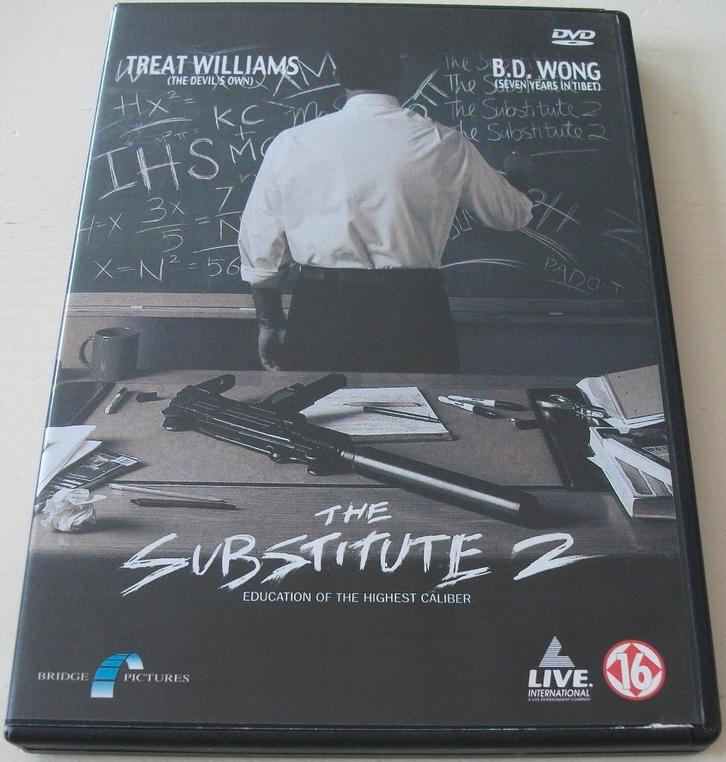 Dvd *** SUBSTITUTE 2 *** School's Out, Cd's en Dvd's, Dvd's | Thrillers en Misdaad, Zo goed als nieuw, Actiethriller, Vanaf 16 jaar