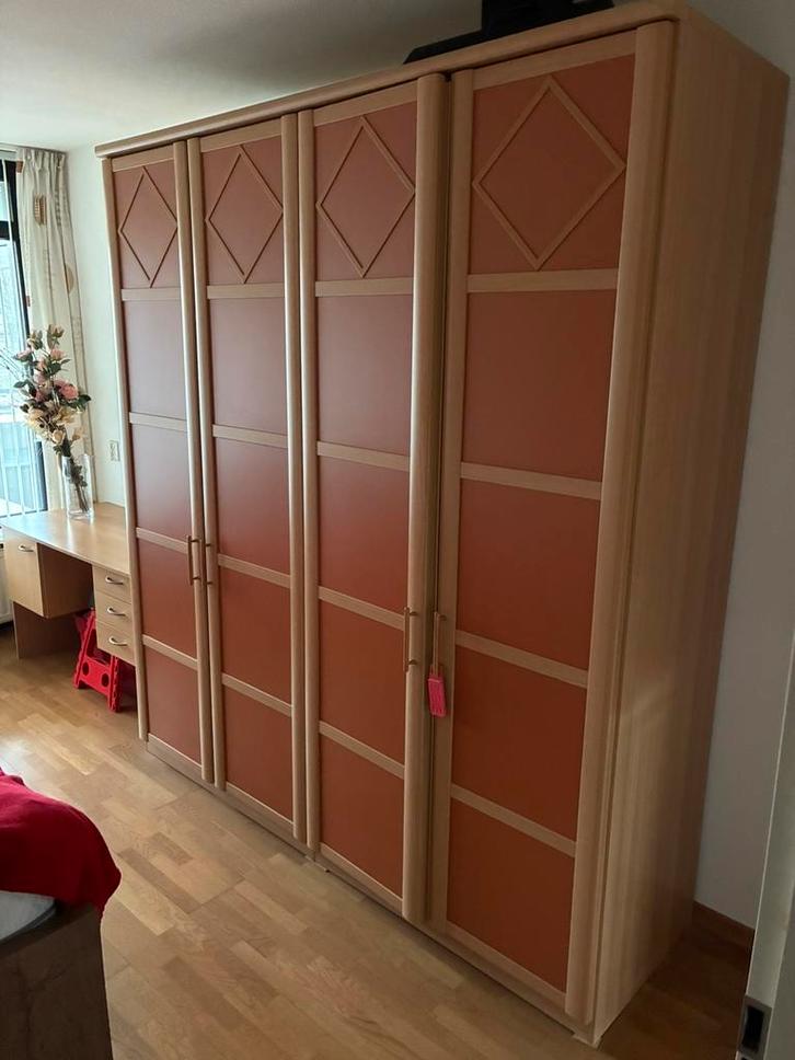 Wandkast Kledingkast 60x200x220(h), Huis en Inrichting, Kasten | Kledingkasten, Gebruikt, 200 cm of meer, 25 tot 50 cm, Ophalen