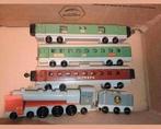 Houten Speelgoed trein DDR Kienel Spielzeuge Ijzeren Gordijn, Overige merken, Treinset, Gelijkstroom of Wisselstroom, Ophalen of Verzenden