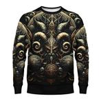 Mythos in Iron and Shadow – Cotton Terry Sweatshirt, Verzenden, Zwart, Overige maten, Nieuw