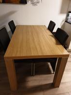 Eettafel licht hout 160 x 90 x 67,5, Gebruikt, Ophalen