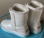 UGG-like bont laarzen - 40 - zilver/wit glans - blauwe zool, Nieuw, Ophalen of Verzenden, Wit, UGG