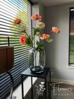 Zijden silka pioenrozentak peach XXL 126cm, Huis en Inrichting, Woonaccessoires | Kunstplanten en Kunstbloemen, Binnen, Info@flowersbymirjam.nl